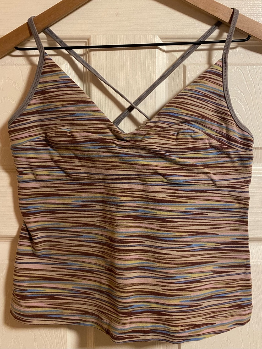 Vintage y2k Patagonia rhythm cami tank top stripes Large